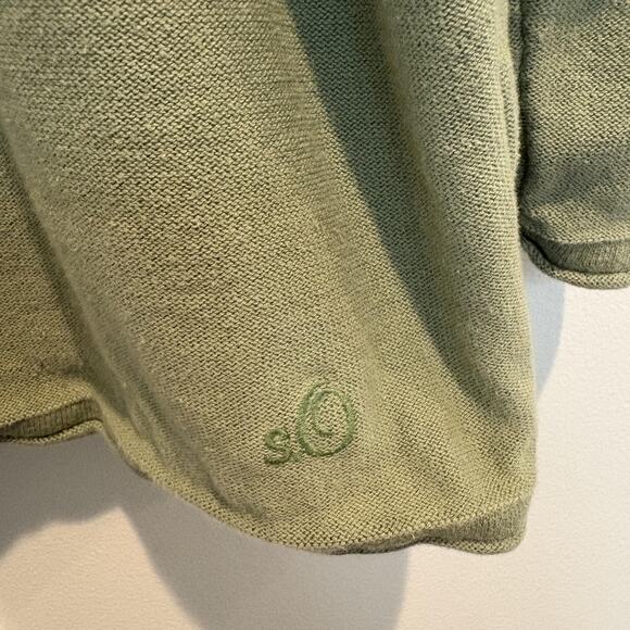 s.Oliver Sweater Mens Extra Large Green Pullover Crewneck Cotton Casual Classic - Picture 5 of 11